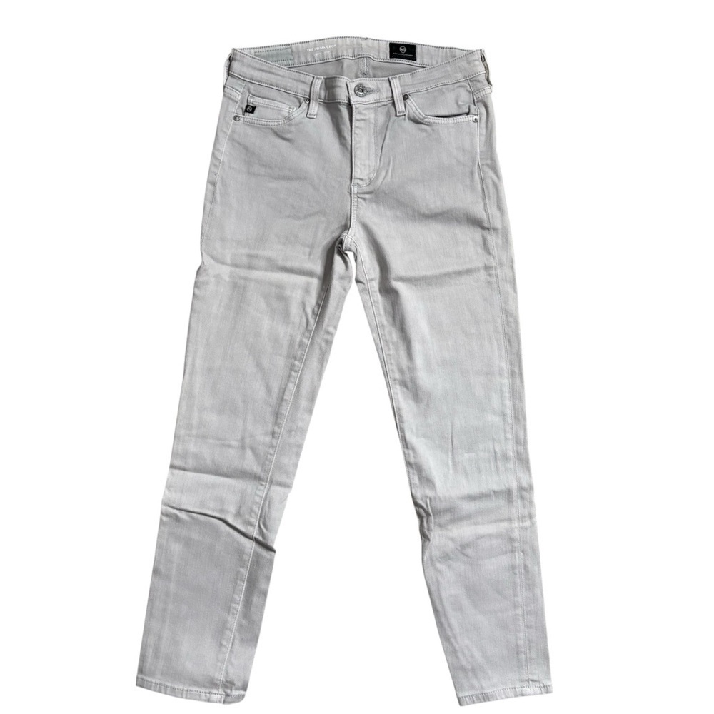 AG Adriano Goldschmied Prima Crop Cigarette Gray Jeans Size 25